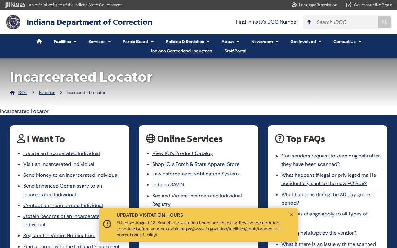 Gary residents directory Indiana offender locator source
