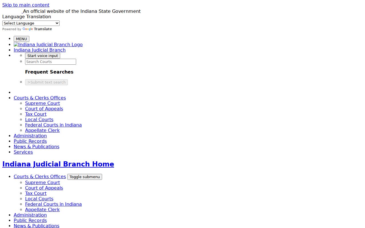 Gary resident lookup using Indiana MyCase search tips